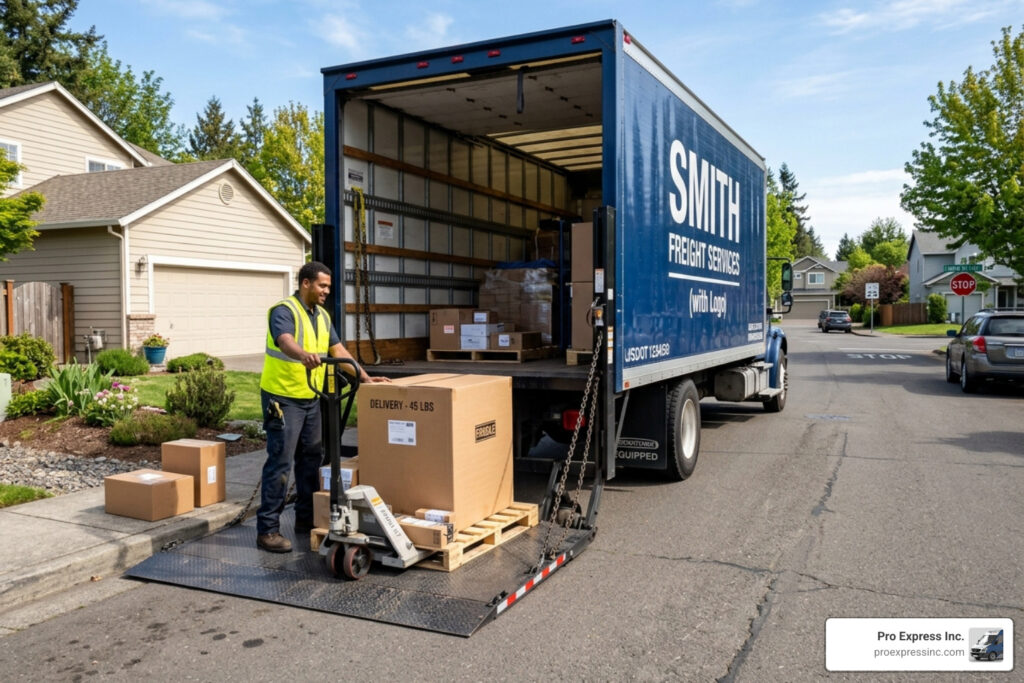 liftgate required for delivery