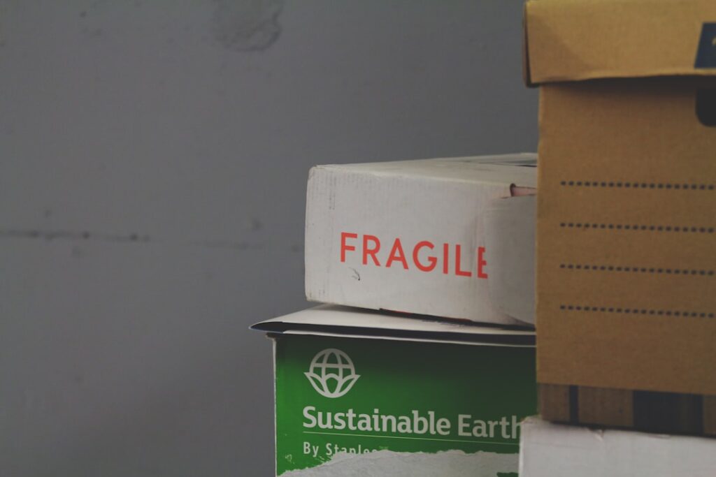 courier for fragile items